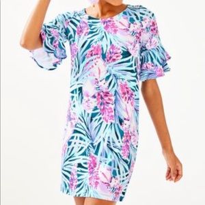 Lilly Dress with ruffle sleeves